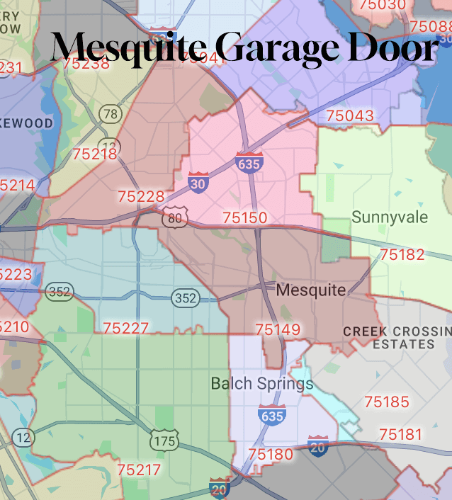 mesquite-texas-city-map-&-zip-codes